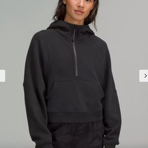 Lululemon Scuba Half-Zip Hoodie in Black Size M/L